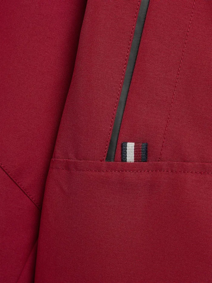 Tommy Hilfiger Th Tech Recycled Hooded Parka Bing Cherry Boys Coats and Jackets Casaul
