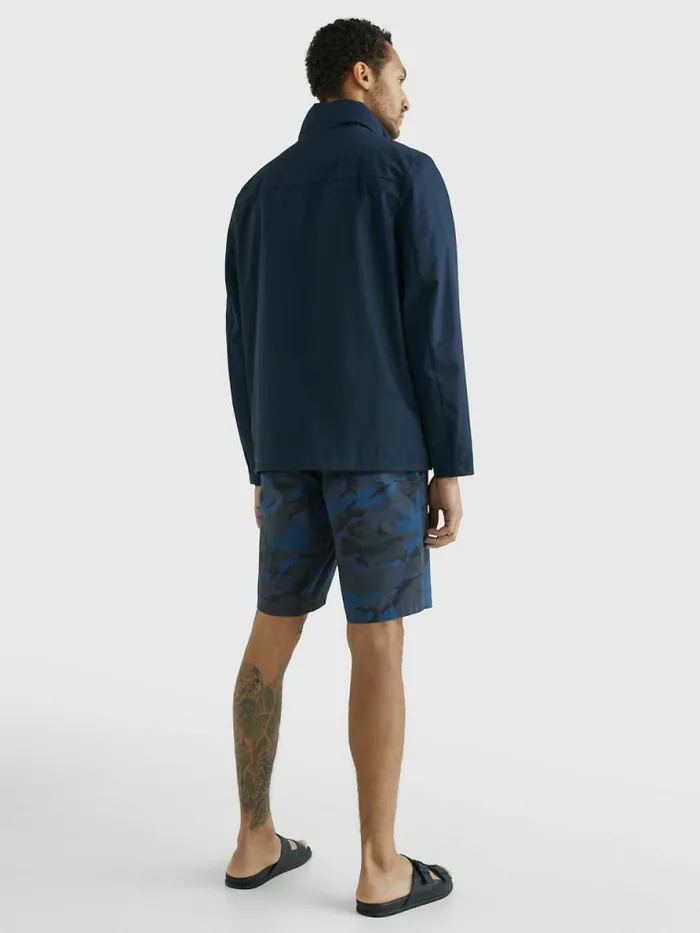 Tommy Hilfiger Th Tech StandUp Collar Jacket Desert Sky Mens Coats and Jackets Online