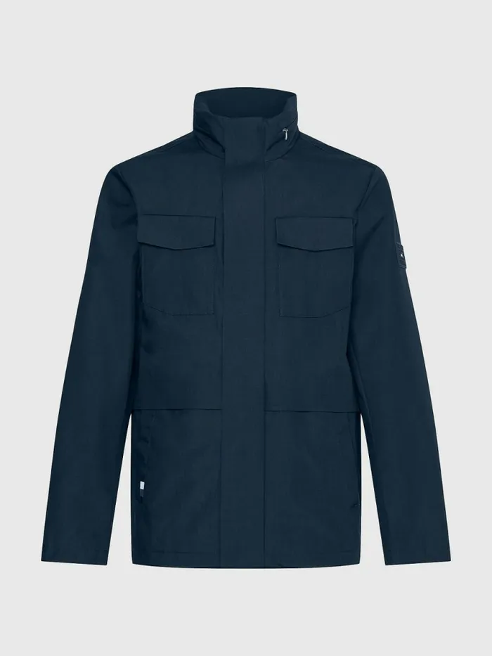 Tommy Hilfiger Th Tech StandUp Collar Jacket Desert Sky Mens Coats and Jackets Online
