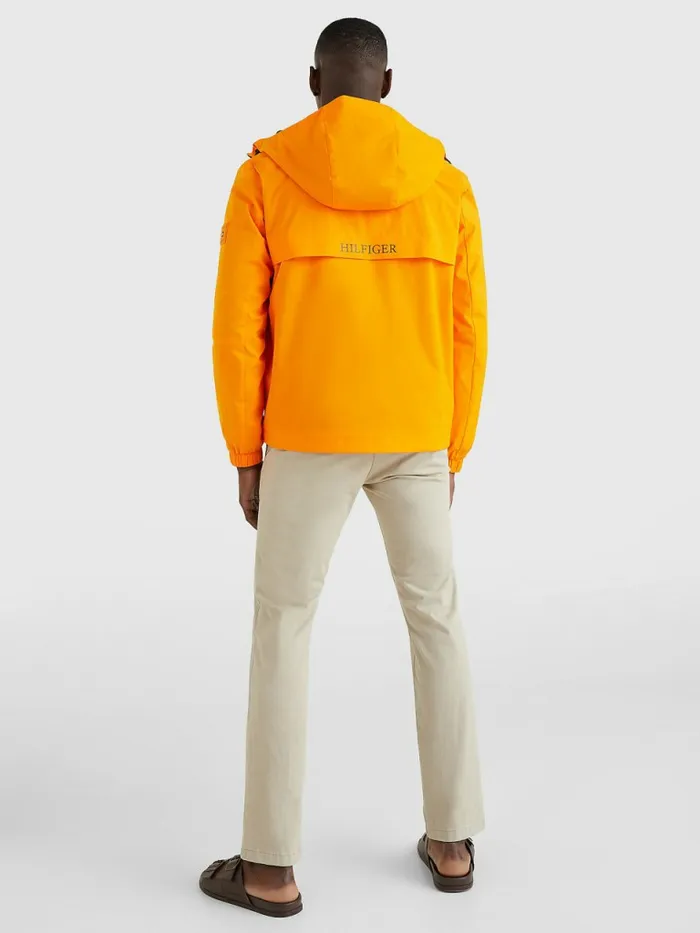 Tommy Hilfiger Th Tech Warm Hooded Jacket Hawaiian Orange Mens Coats and Jackets Gift for Friend