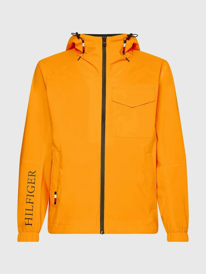 Tommy Hilfiger Th Tech Warm Hooded Jacket Hawaiian Orange Mens Coats and Jackets Gift for Friend