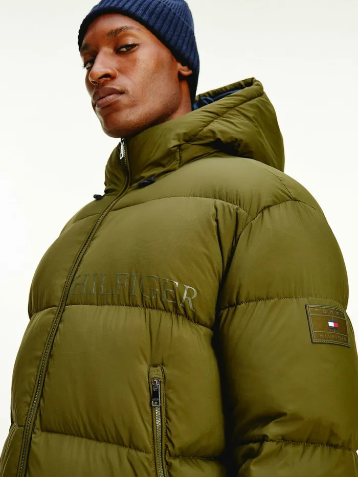 Tommy Hilfiger Th Warm High Loft Filled Parka Olivewood Mens Coats and Jackets Online