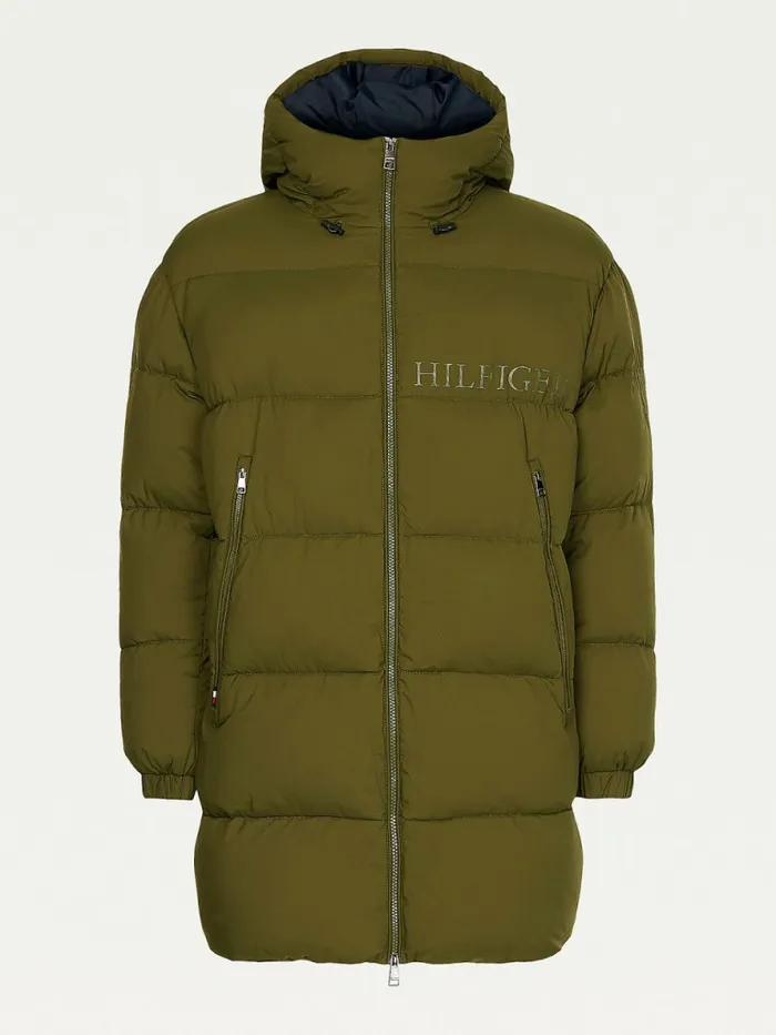 Tommy Hilfiger Th Warm High Loft Filled Parka Olivewood Mens Coats and Jackets Online