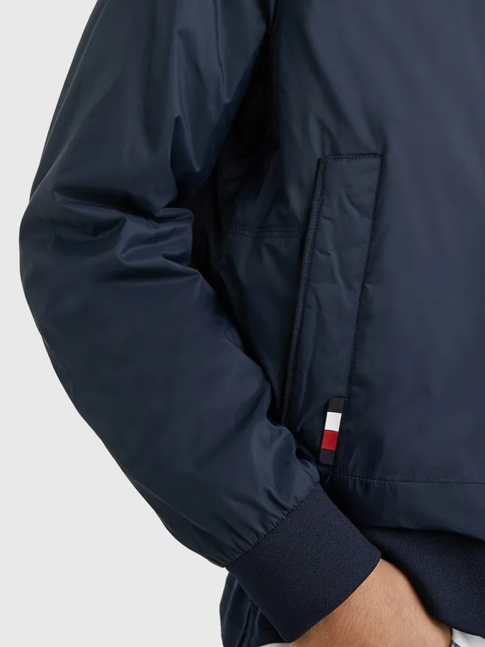Tommy Hilfiger Th Warm Packable Insulated Bomber Jacket Desert Sky Mens Coats and Jackets Cheap On Sale