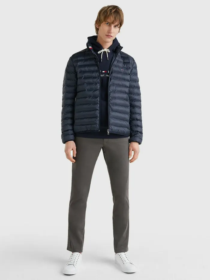 Tommy Hilfiger Th Warm Padded Jacket Desert Sky Mens Coats and Jackets Popular