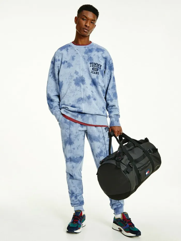 Tommy Hilfiger TieDye Relaxed Fit Sweatshirt Twilight Navy Mens Sweatshirts and Hoodies Fashion Tommy Hilfiger TieDye Relaxed Fit Sweatshirt Twilight Navy Mens Sweatshirts and Hoodies Fashion