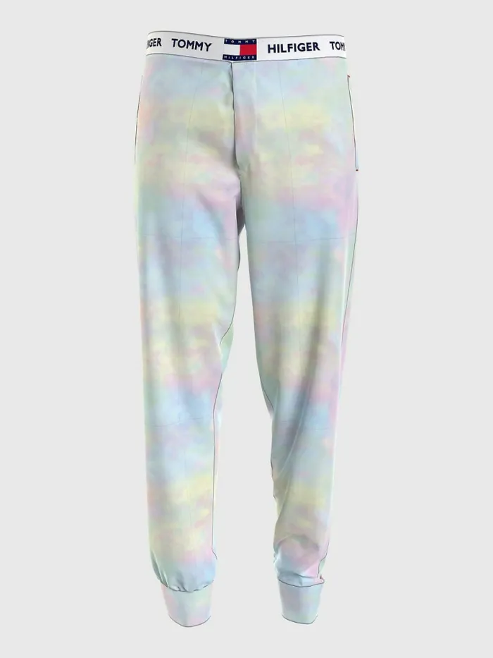 Tommy Hilfiger Tommy 85 Pastel Dye Joggers Cloudy Haze Mens Trousers