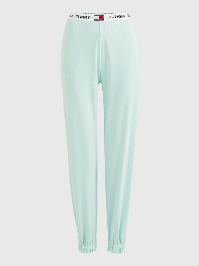 Tommy Hilfiger Tommy 85 Pastel Sweatpants Aqua Glow Womens Trousers Sale