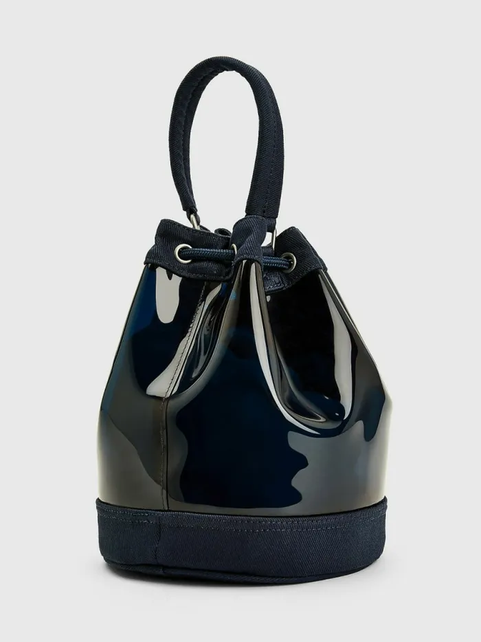 Tommy Hilfiger Tommy Badge Summer Bucket Bag Twilight Navy Womens Bags On Sale