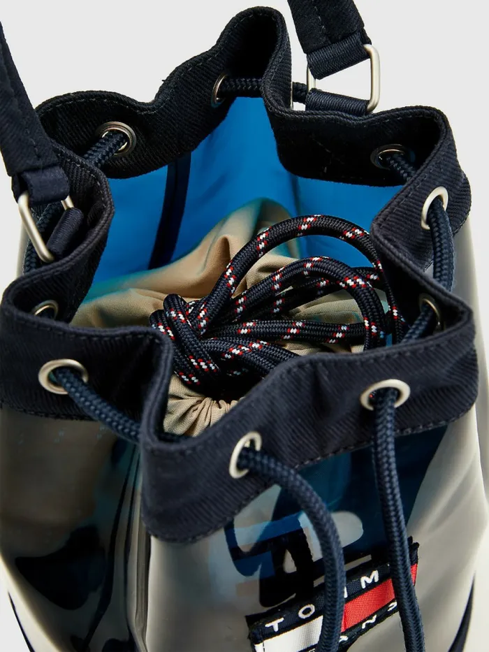 Tommy Hilfiger Tommy Badge Summer Bucket Bag Twilight Navy Womens Bags On Sale