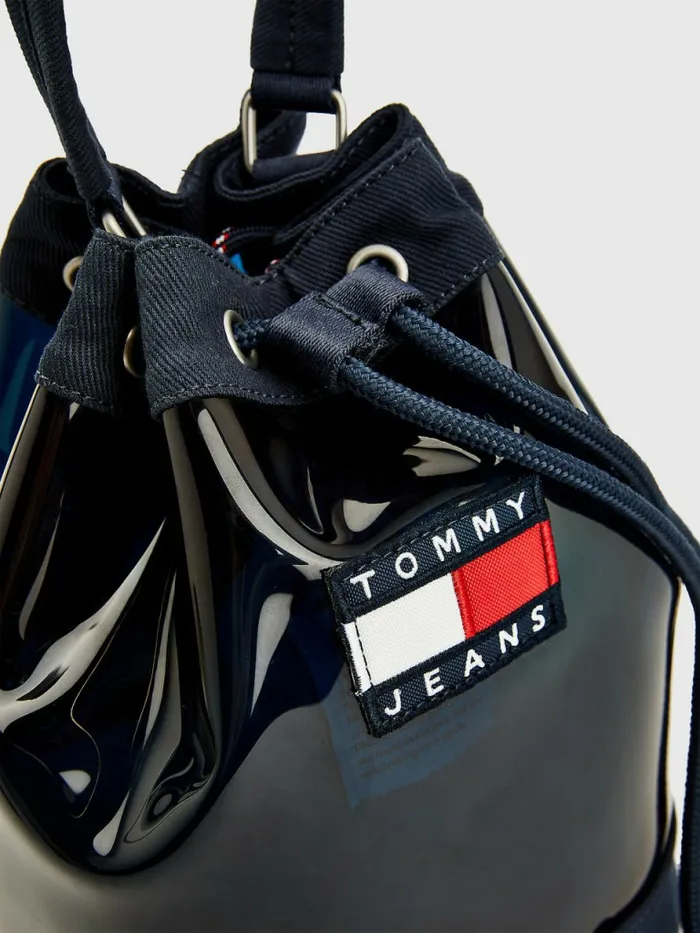 Tommy Hilfiger Tommy Badge Summer Bucket Bag Twilight Navy Womens Bags On Sale