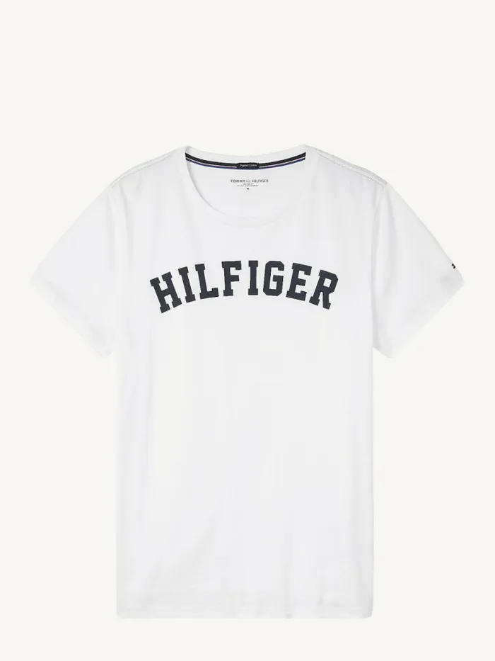 Tommy Hilfiger Tommy Hilfiger Logo TShirt White Mens Essentials