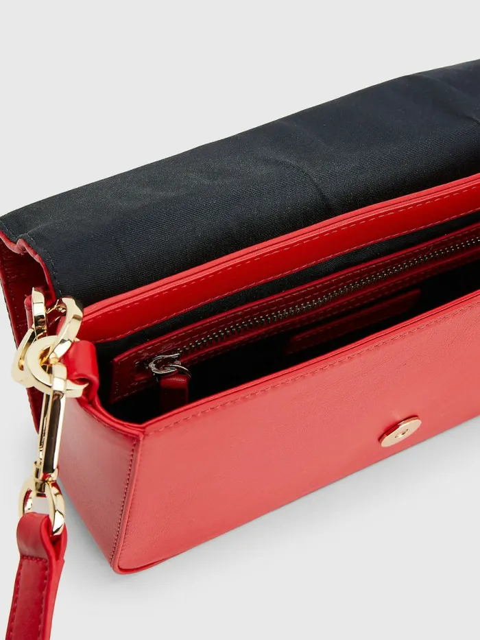 Tommy Hilfiger Tommy Icons Check Appliqu Crossover Bag Regatta Red Womens Bags Gift 4 You