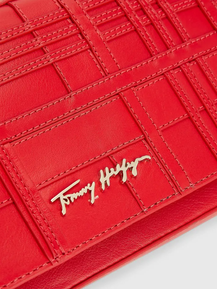 Tommy Hilfiger Tommy Icons Check Appliqu Crossover Bag Regatta Red Womens Bags Gift 4 You
