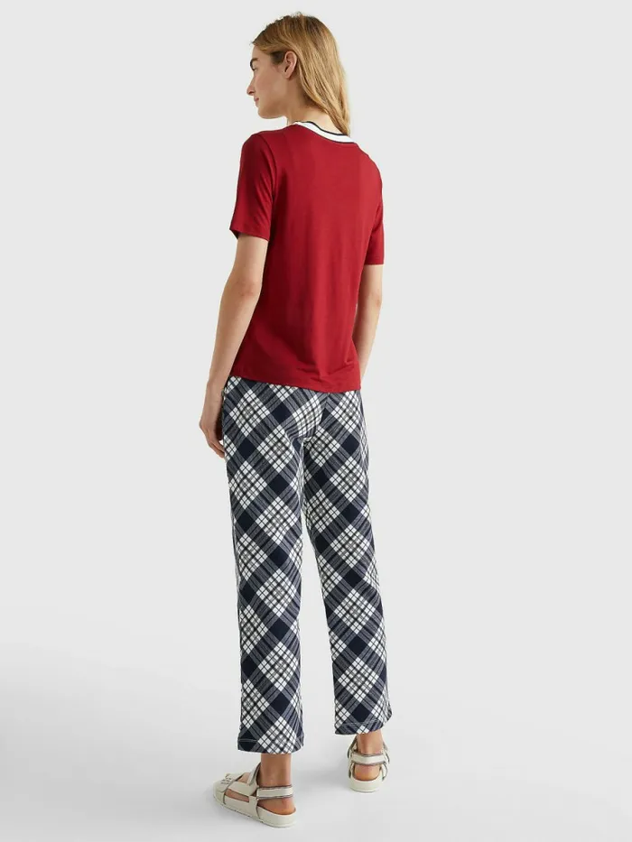 Tommy Hilfiger Tommy Icons Slim Fit TShirt Regatta Red Womens TShirts Gift 4 You
