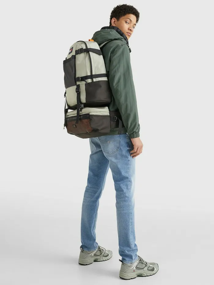 Tommy Hilfiger Tommy Jeans Modern 3In1 Mesh Backpack Faded Willow Mens Bags For Sale