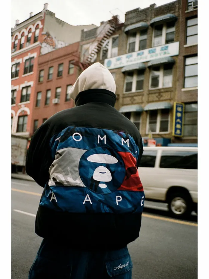 Tommy Hilfiger Tommy X Aape Exclusive Puffer Jacket Black Womens Coats and Jackets Gift Ideas