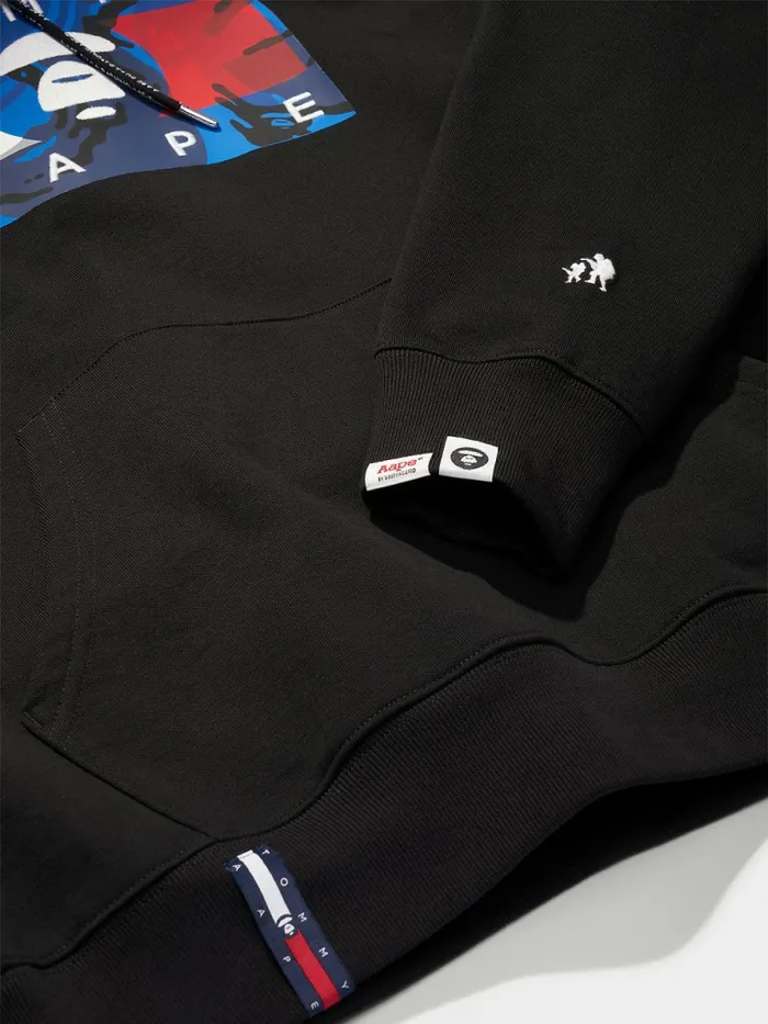 Tommy Hilfiger Tommy X Aape Hoody Black Mens Sweatshirts and Hoodies For Sale