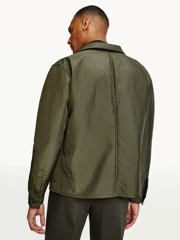 Tommy Hilfiger Tommy X Lardini Shirt Jacket Green Mens Coats and Jackets Sale