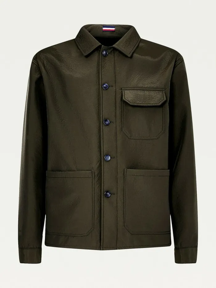 Tommy Hilfiger Tommy X Lardini Shirt Jacket Green Mens Coats and Jackets Sale