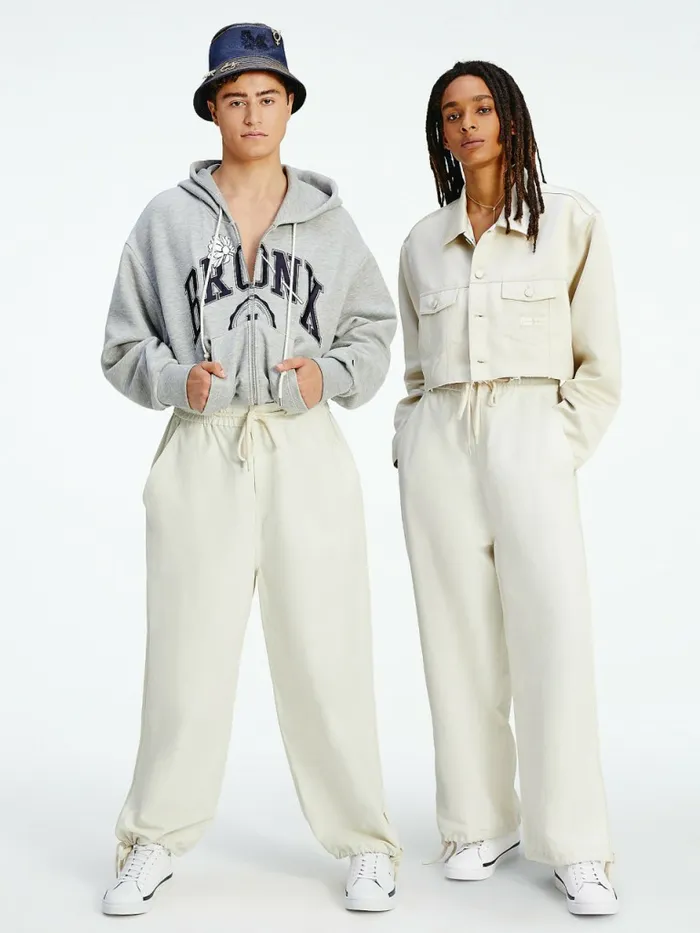 Tommy Hilfiger Tommyxindya Lounge Trousers Light Silt Mens Trousers