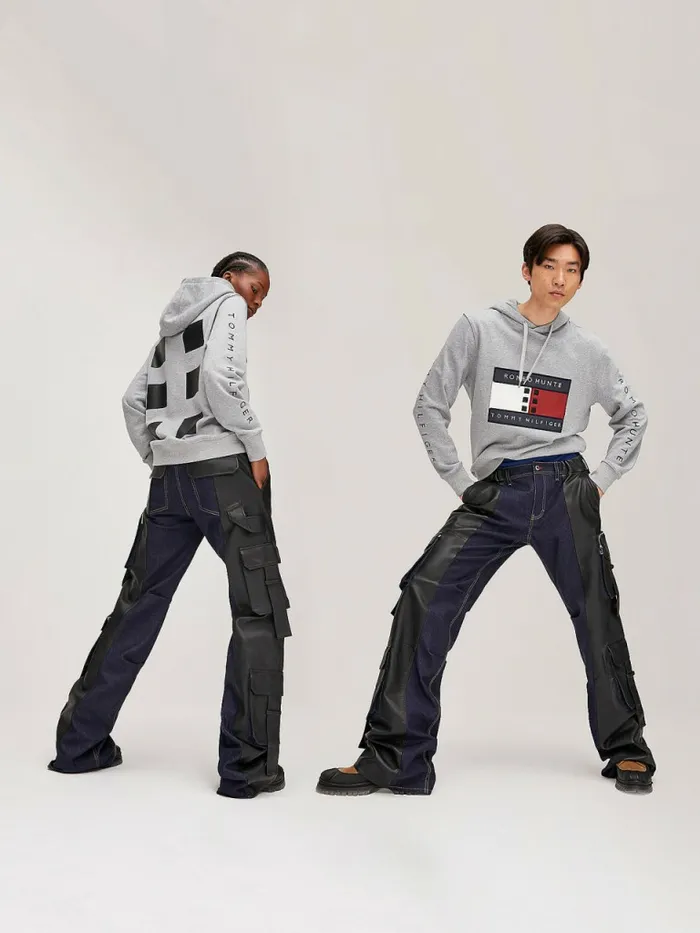 Tommy Hilfiger Tommyxromeo DualGender Hoody Grey Heather Mens Sweatshirts and Hoodies On Sale Tommy Hilfiger Tommyxromeo DualGender Hoody Grey Heather Mens Sweatshirts and Hoodies On Sale