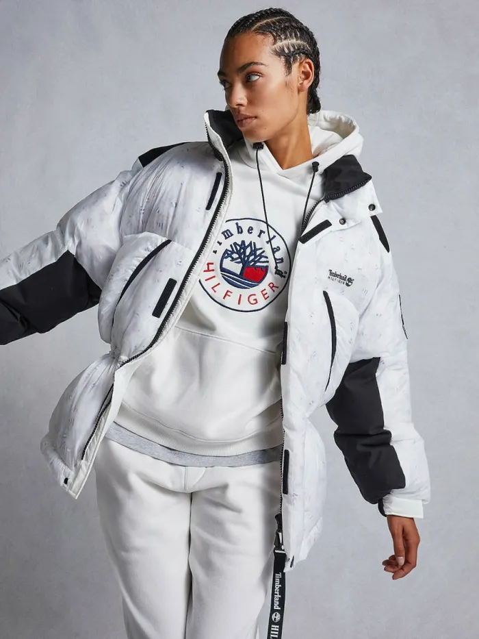 Tommy Hilfiger Tommyxtimberland Dual Gender Transparent Puffer Jacket Transparent Mens Coats and Jackets Casaul