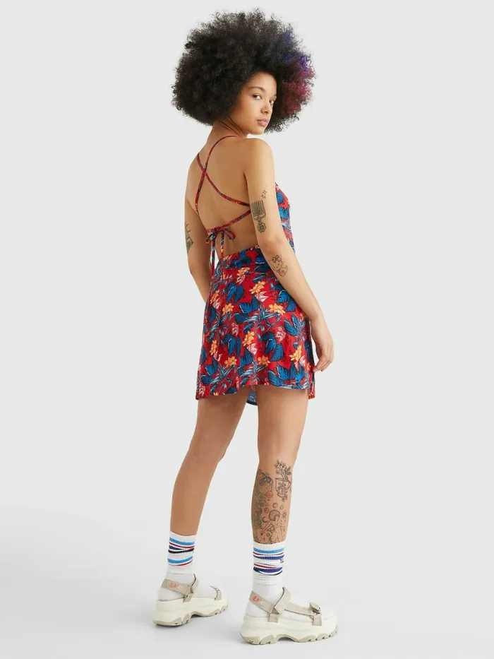 Tommy Hilfiger Tropical Print TieBack Camisole Tropical Leaf Print Womens Shirts and Blouses For Sale