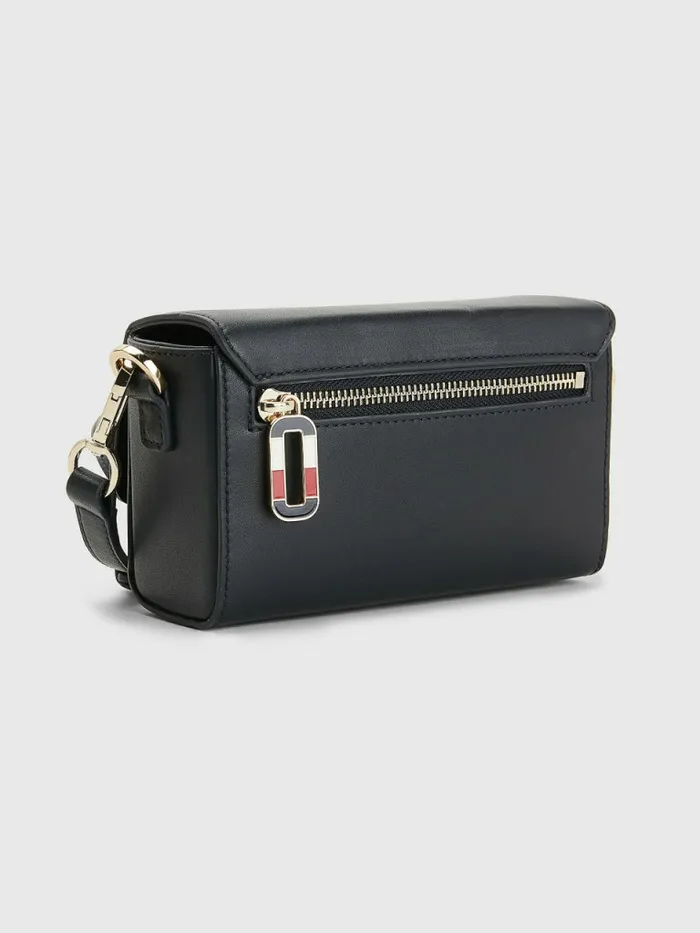 Tommy Hilfiger Turn Lock Signature Mini Crossover Bag Desert Sky Womens Bags Fashion