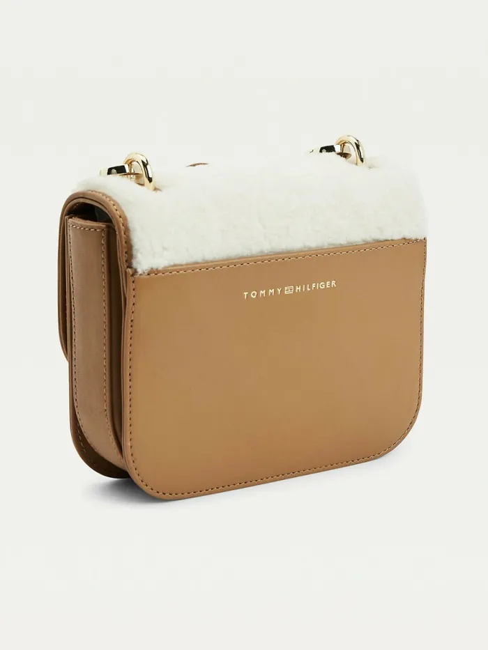 Tommy Hilfiger Turn Lock Small Leather Crossover Bag Countryside Khaki Womens Bags Near Me