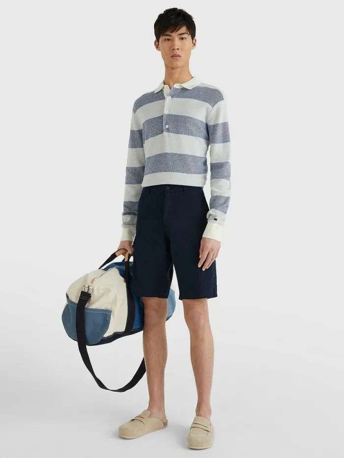 Tommy Hilfiger Twill Cargo Shorts Desert Sky Mens Shorts Fashion