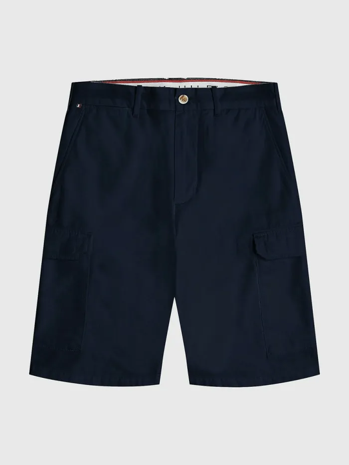 Tommy Hilfiger Twill Cargo Shorts Desert Sky Mens Shorts Fashion