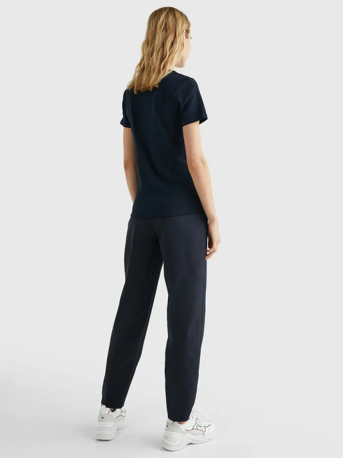 Tommy Hilfiger VNeck Slim Fit TShirt Desert Sky Womens TShirts Gift Ideas