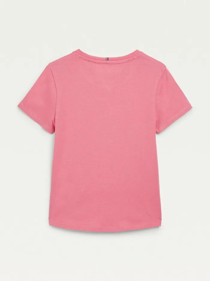 Tommy Hilfiger Vintage Jersey TShirt Deep Watermelon Girls Tops and TShirts Popular