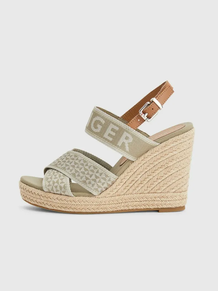Tommy Hilfiger Webbing High Wedge Sandals Woodridge Womens Sandals Online