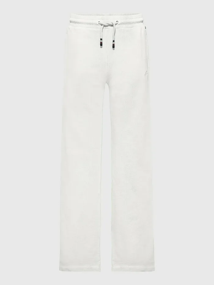 Tommy Hilfiger Wide Leg Signature Logo Sweatpants Ecru Girls Trousers Shorts and Skirts Gift 4 You Tommy Hilfiger Wide Leg Signature Logo Sweatpants Ecru Girls Trousers Shorts and Skirts Gift 4 You