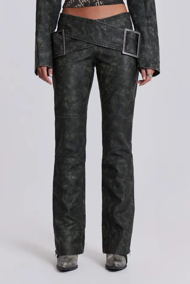 Tops Women Jaded London Shop Assassin Faux Leather Trousers