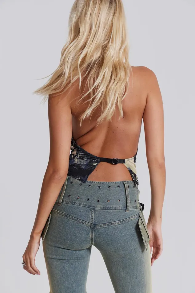 Tops Women Jaded London Shop Assassin Light Denim Jeans