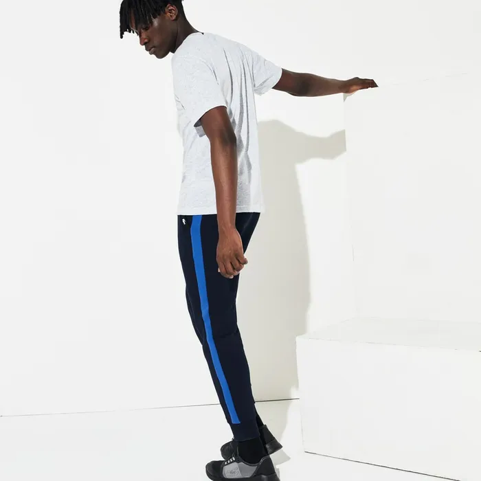 Tracksuits Lacoste Mens SPORT Colorblock Fleece Sweatpants Navy BlueBlueNavy Blue USA