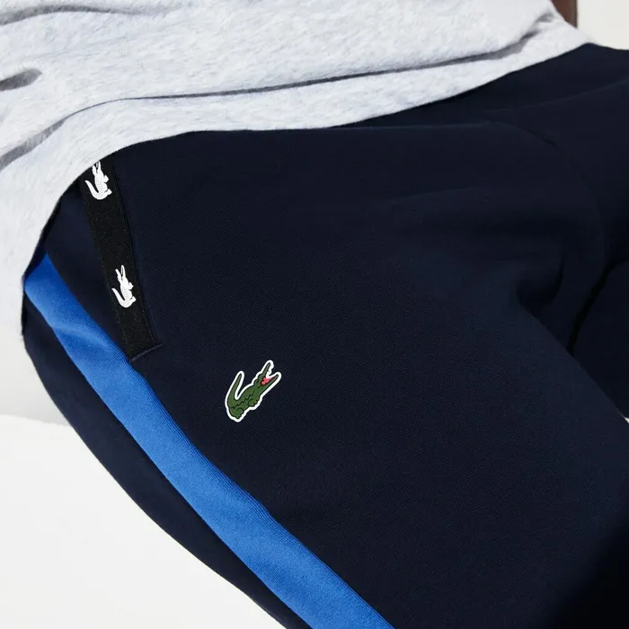 Tracksuits Lacoste Mens SPORT Colorblock Fleece Sweatpants Navy BlueBlueNavy Blue USA
