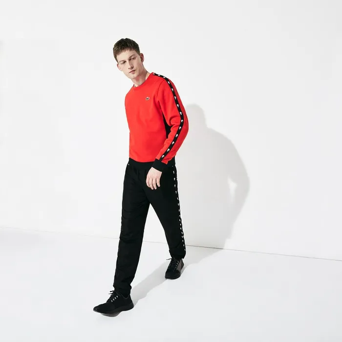 Tracksuits Lacoste Mens SPORT Print Bands Lightweight Tracksuit Pants Black Outlet Factory Tracksuits Lacoste Mens SPORT Print Bands Lightweight Tracksuit Pants Black Outlet Factory