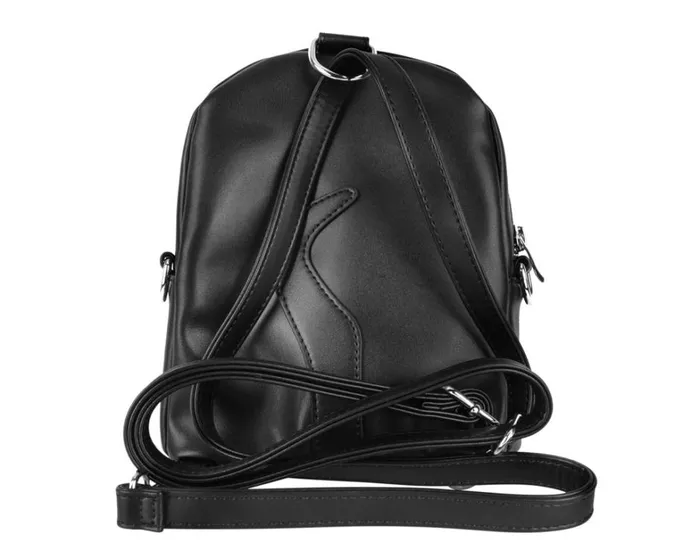 TUKskin Black Kitty MIni Backpack Adult TUK Shoes Stickers Pins Patches Totes