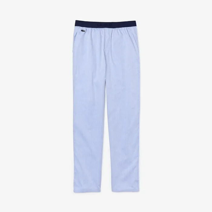 Underwear Lacoste Mens Flex Pajama Joggers Blue On Sale