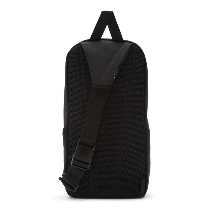 Vans Backpacks and Bags Mens Warp Sling Bag Black Distortion Vans Backpacks and Bags Mens Warp Sling Bag Black Distortion