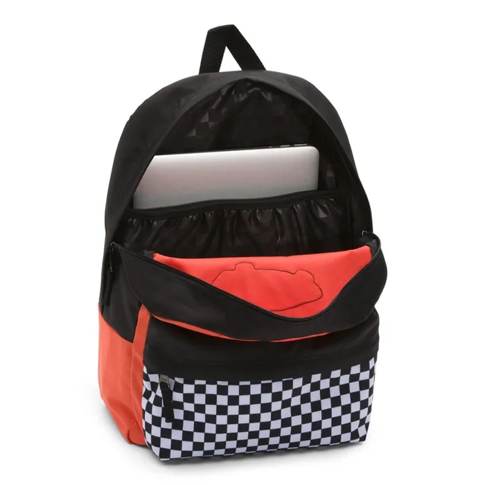 Vans Backpacks and Bags MensWomens Realm Backpack PaprikaCheckerboard Vans Backpacks and Bags MensWomens Realm Backpack PaprikaCheckerboard