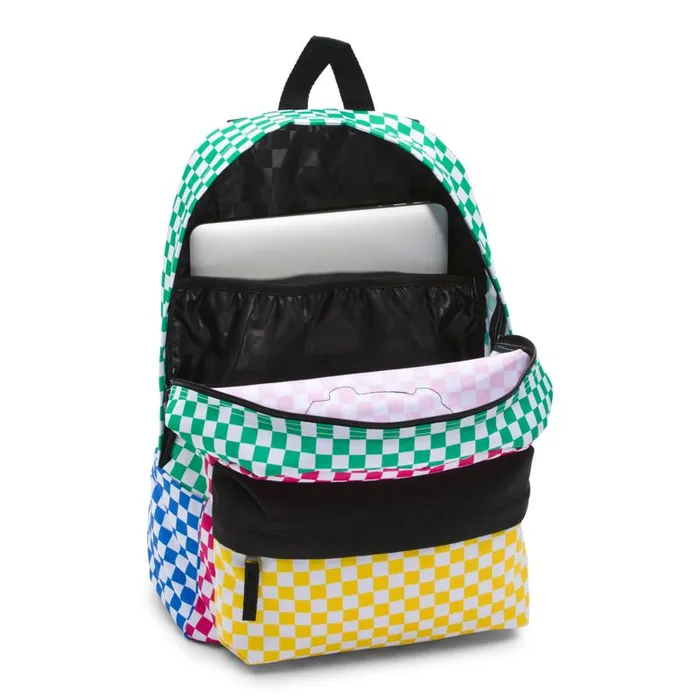 Vans Backpacks and Bags MensWomens Realm Printed Backpack Checker Block Vans Backpacks and Bags MensWomens Realm Printed Backpack Checker Block