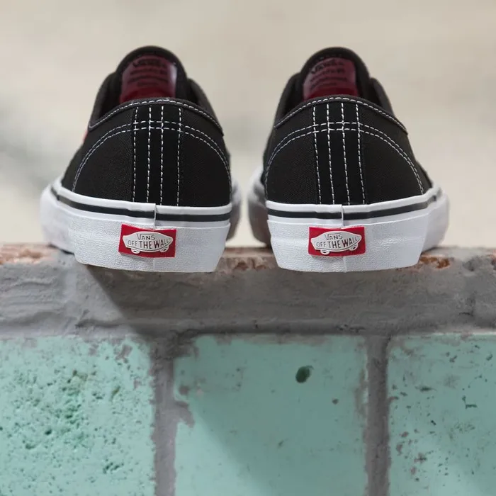 Vans BMX Shoes Mens Authentic Pro BlackTrue White Vans BMX Shoes Mens Authentic Pro BlackTrue White