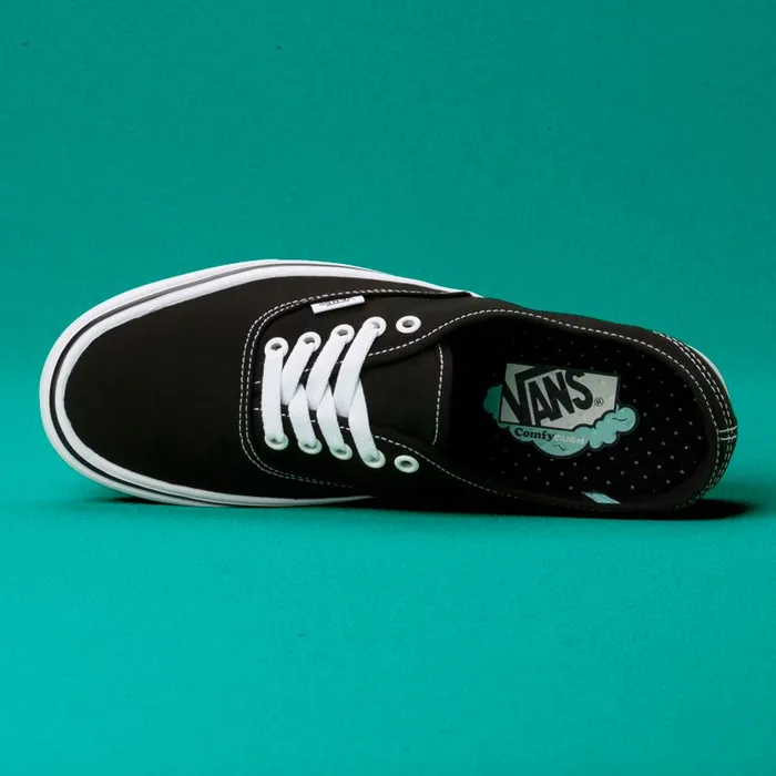 Vans Classics Shoes Mens ComfyCush Authentic BlackTrue White Vans Classics Shoes Mens ComfyCush Authentic BlackTrue White