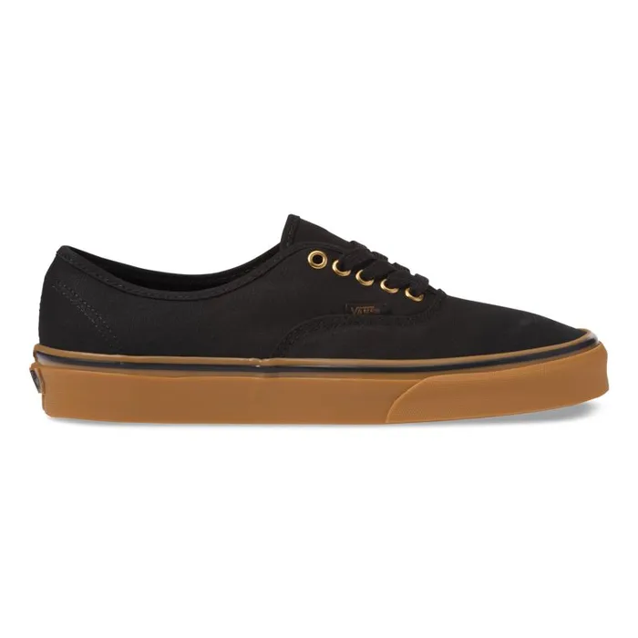 Vans Classics Shoes Mens Gum Authentic Blackrubber
