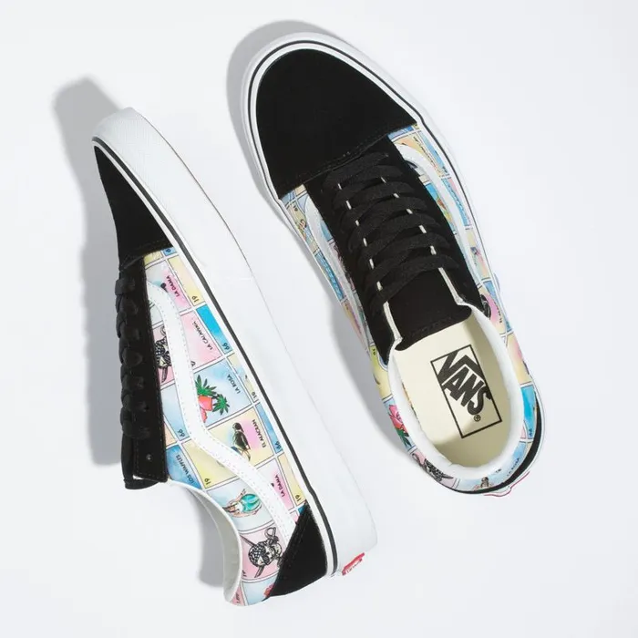 Vans Classics Shoes Mens LosOld Skool MultiTrue White Vans Classics Shoes Mens LosOld Skool MultiTrue White